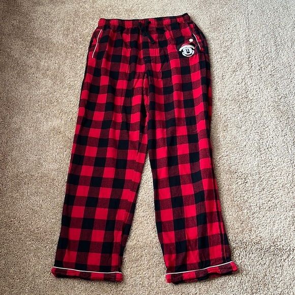 Disney Other - Disney Mickey Santa Buffalo Plaid PJ/Lounge Pants